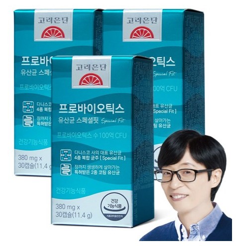 고려은단 프로바이오틱스 스페셜핏 100억 유산균 11.4g, 30정, 3개