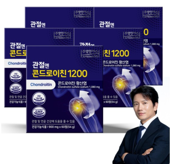 관절엔 콘드로이친 1200 900mg x 60정/ 5박스, 60정
